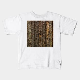 Rough Pine Planks Kids T-Shirt